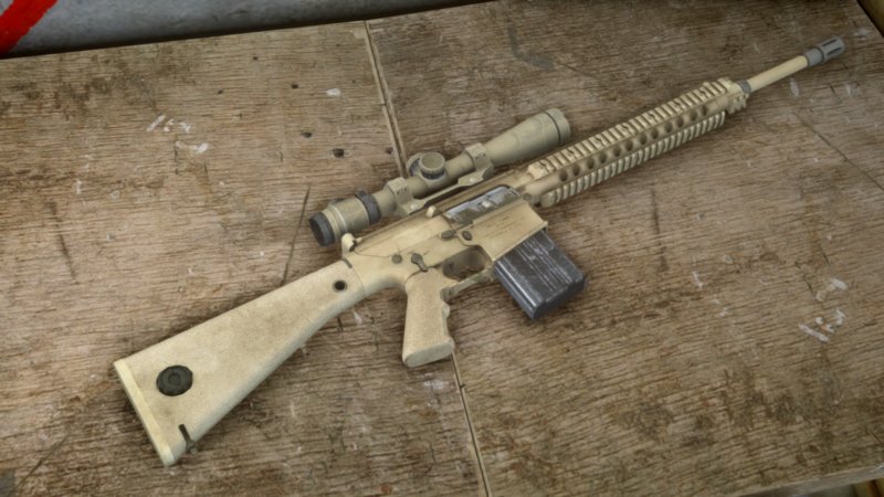 M110 and G28 sniper rifles(MK1 MK2) [Replace / FiveM / Rage MP