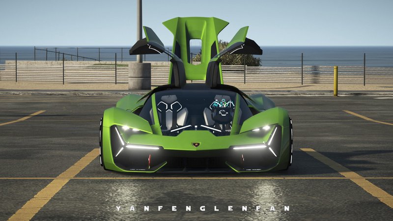 GTA 5 2018 Lamborghini Terzo Millennio Concept Car [Add-On l Manual  Spoiler] Mod 