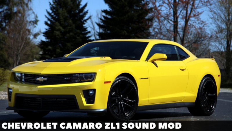 GTA San Andreas Chevrolet Camaro ZL1 Sound mod Mod 