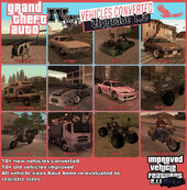 GTA V Cars to San Andreas Pack 1.5 [05.03.25 Update] 