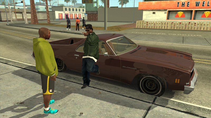 Grand Theft Auto: San Andreas GTA 5 Style Graphics Mod