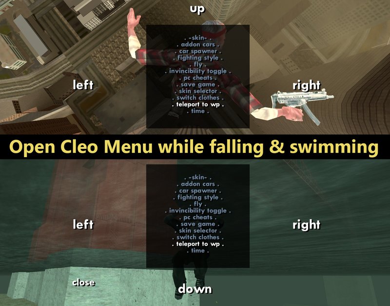 open cleo menu in gta vc pc