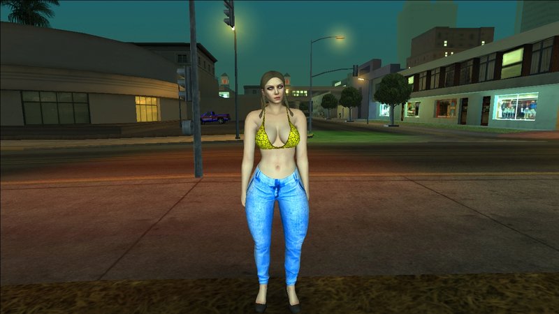 Gta Sa Girl Porn - GTA San Andreas GTA Online Skin Female Sexy Mod - GTAinside.com