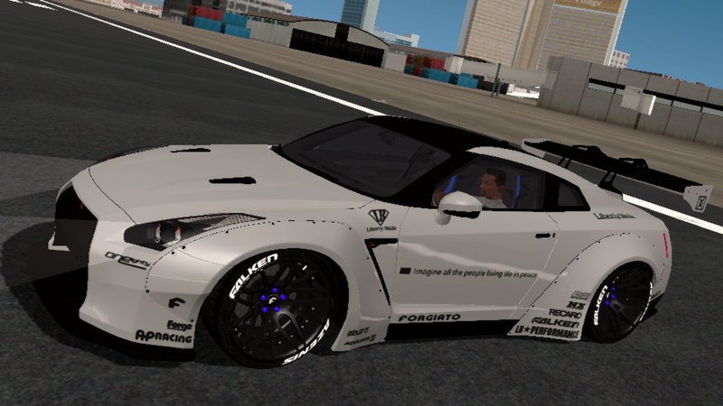 GTA San Andreas LB Nissan GTR R35 Premium (reflection fixed) for mobile ...