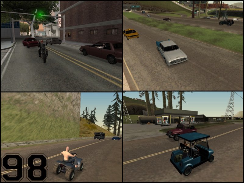Central Mods: [GTA SA] - Armored Traffic Vehicles (Carros