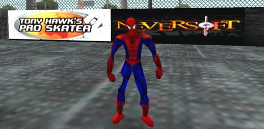 GTA San Andreas Spider-Man (PS1) Skin Mod 