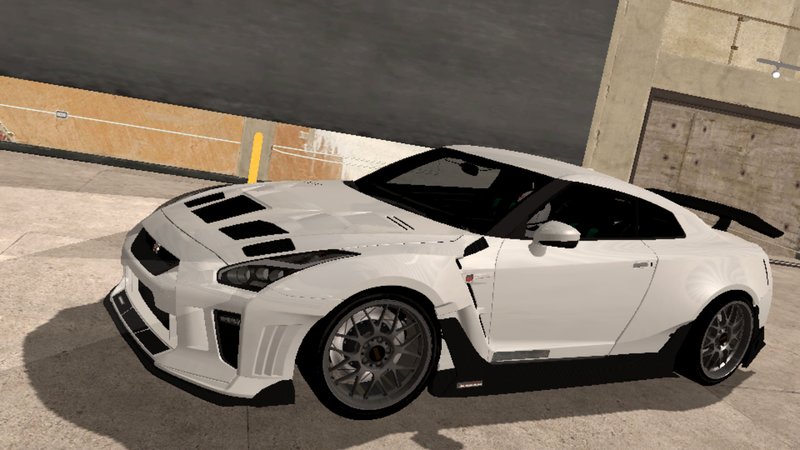 GTA San Andreas Kream Nissan GTR R35 (SA lights) for mobile Mod ...