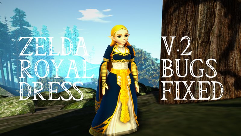 GTA San Andreas Zelda Royal Dress BOTW Mod 