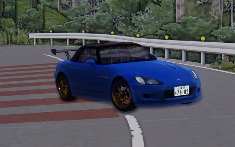 Gta San Andreas Initial D 4th Stage Joshima Toshiya Honda S00 Mod Gtainside Com