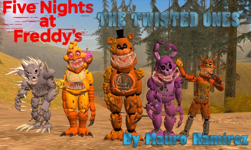 FIVE NIGHTS AT FREDDY'S MOD / EDICIÓN!! - GTA 5 PC 