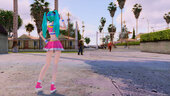 PDFT Hatsune Miku Cheerleader + Animated Face