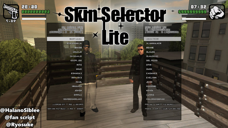  Download Area » GTA IV » Scripts Mods » Player Selector
