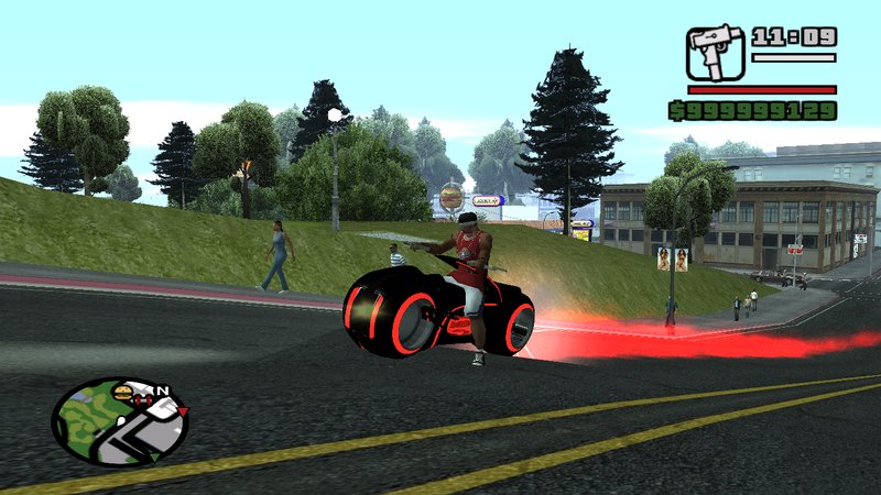 Tron legacy bike v.2.0 para GTA San Andreas