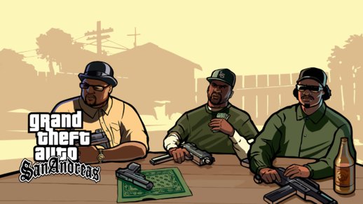 Grand Theft Auto: San Andreas - Map in the style of Gta Vice City 10th Anniversary (Version 4.0)