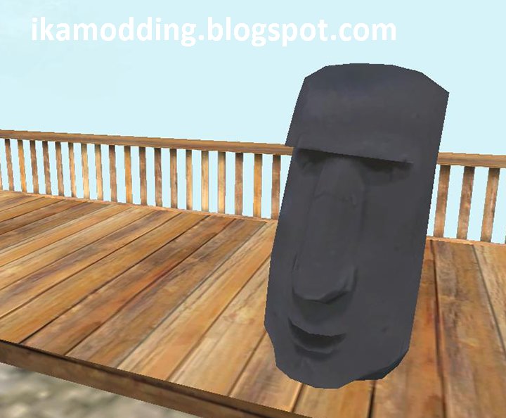 GTA San Andreas Moyai/Moai Emoji Mod 