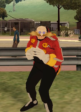 GTA San Andreas Doctor Eggman (Sonic the Hedgehog 2006) Skin Mod ...