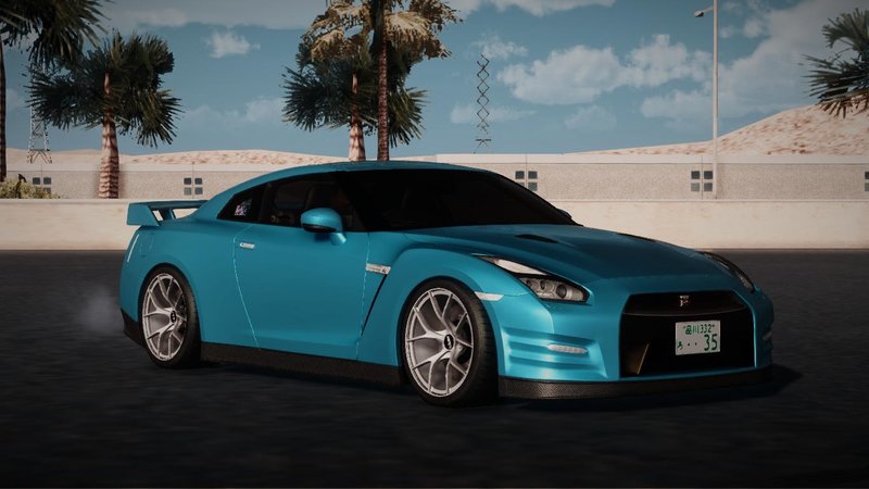 GTA San Andreas 2015 Nissan GT-R Premium Mod - GTAinside.com