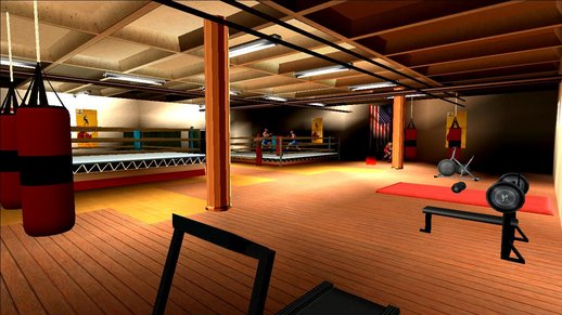 Gym Interior and Equipment Retexture_Sid_ReText