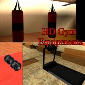 Gym Interior and Equipment Retexture_Sid_ReText