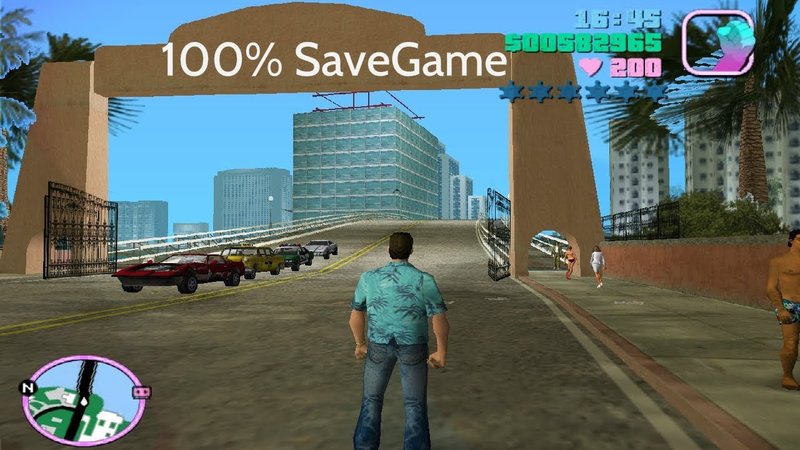 GTA Vice City Vice City 100% Save Game Mod 