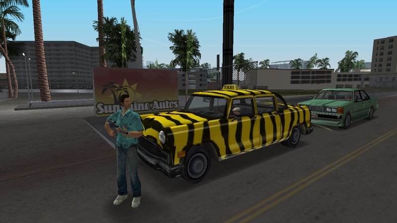 GTA Vice City GTA Vice City Taxi Mod Mod 
