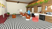 Barber Shop and Tattoos Shop Interior Retexture