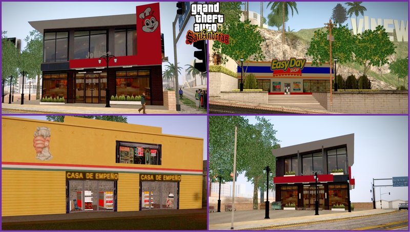 GTA San Andreas Store-Collection Mod 