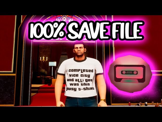 Save Game Grand Theft Auto: Vice City - The Definitive Edition
