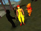 Japanese Ronald McDonald Skin Mod