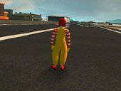 Japanese Ronald McDonald Skin Mod