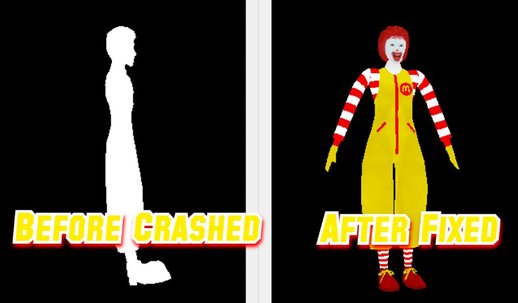 Japanese Ronald McDonald Fix Mod