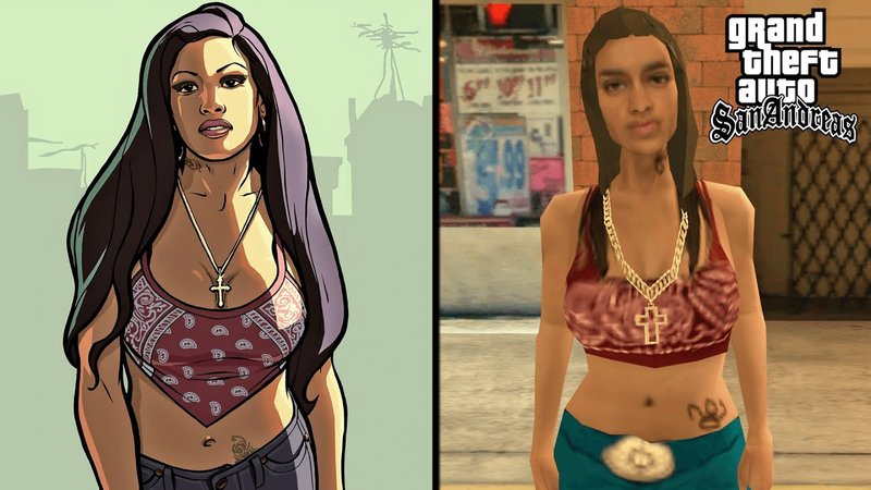 Gta San Andreas Artwork Woman Skin Mod 0714