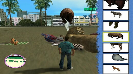 Animal mod for GTA Vice City