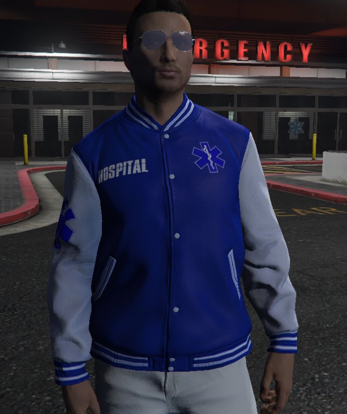 GTA 5 Hospital Jacket for MP Male/Female Mod - GTAinside.com