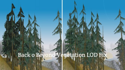 Back o Beyond Vegetation LOD Fix
