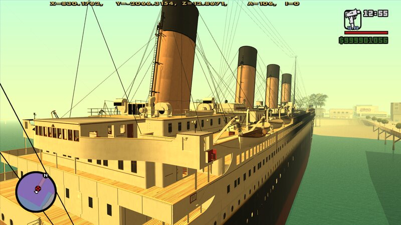 GTA San Andreas RMS Titanic HQ Beta  Mod 