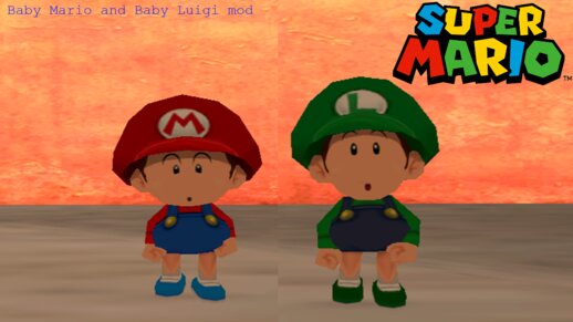 Baby Mario and Baby Luigi