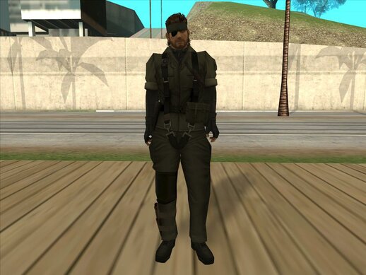 Naked Snake (with bandana and eyepatch) from Metal Gear Solid 3: Snake Eater