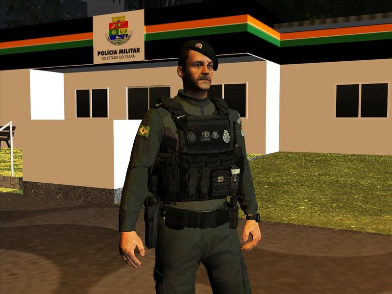 GTA San Andreas Skin de Capitão PMCE Fardamento 2022 Mod - GTAinside.com