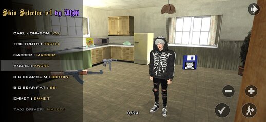 Skin Fivem Hoodie Bone for Mobile