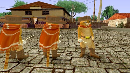 Puss In Boots o el gato con botas versión vaquero 1 DE Shrek Super Slam 