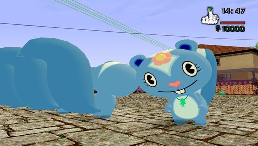 Petunia del juego Happy Tree Friends False Alarm