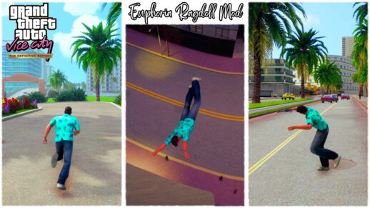 Euphoria Ragdoll Animation Mod - GTA Vice City Definitive Edition