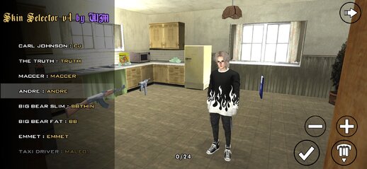 Skin Fivem Dark Flame Sweater for Mobile