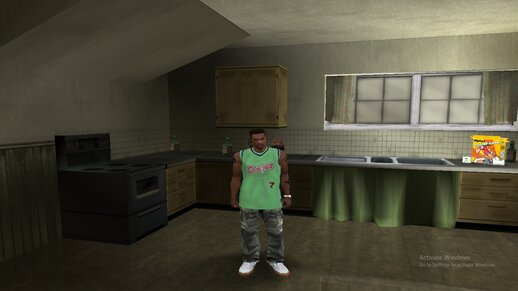 Green Top For CJ Mod