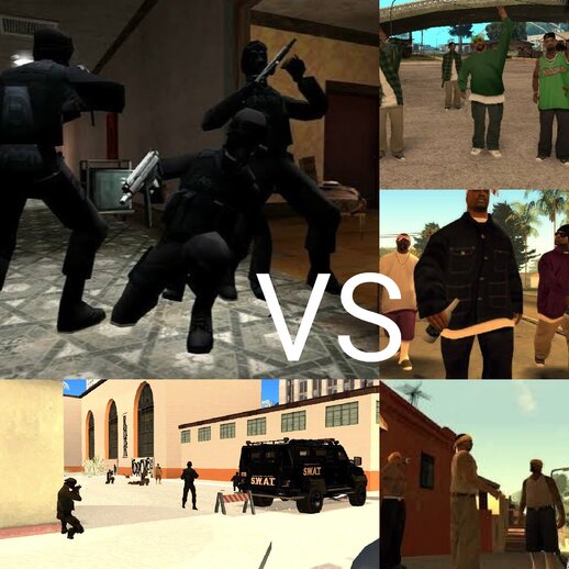 Swat vs Gangs (DYOM)