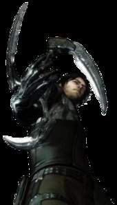 Guja o Glaive de Hayden Tenno infectado de Dark Sector