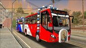 Busscar Urbanuss Pluss S5 Volvo B340M Euro 5 Articulado & Decoración Virgen Del Carmen Colombia