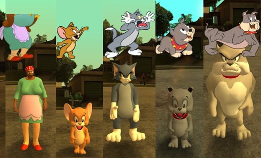 Tom & Jerry Skin Pack