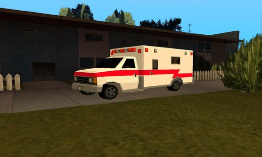 GTA 3 Alpha Original Ambulance for GTA SA